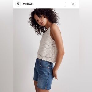 Madewell Knit Sweater Tank